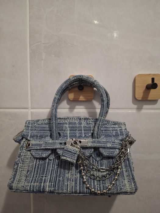 Сумка Birkin style з ланцюжками (Нова)