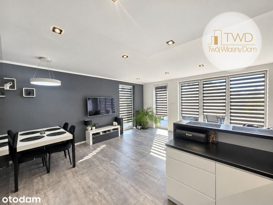 Apartament z ogrodem na osiedlu zamknietym