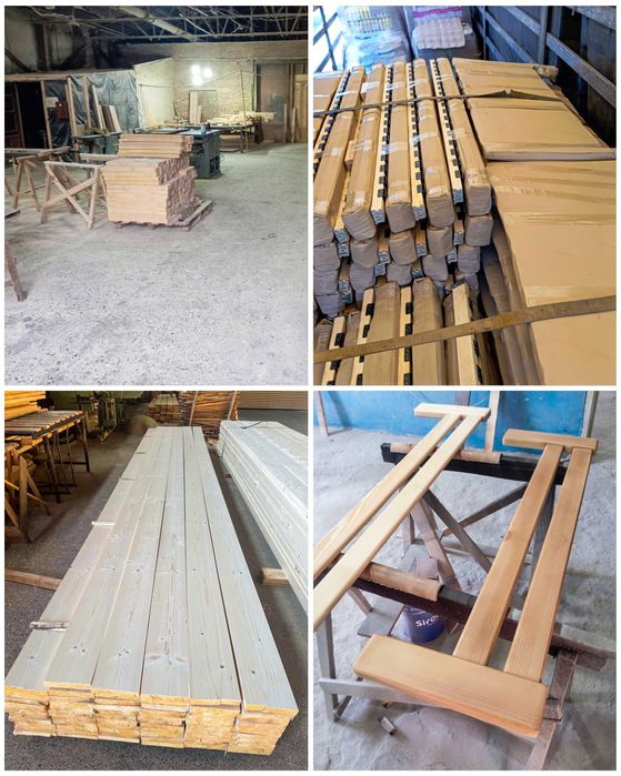 Ліжка з натурального дерева напряму від виробника в наявності