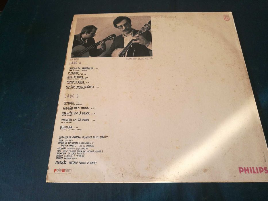 FRANCISCO FILIPE MARTINS (fado de Coimbra) - Canção da Primavera LP