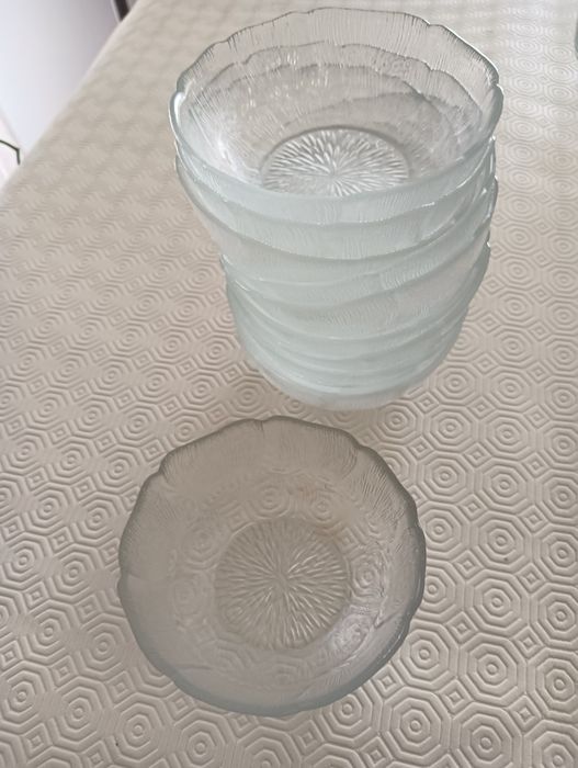 Taças em vidro para doces