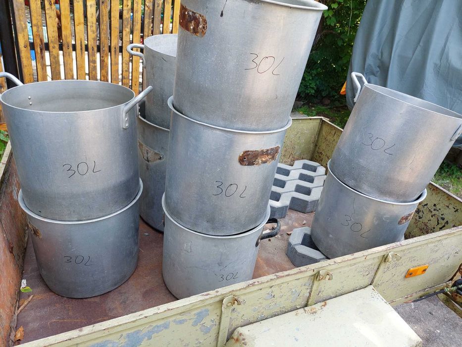 Garnek aluminiowy prl retro pewex