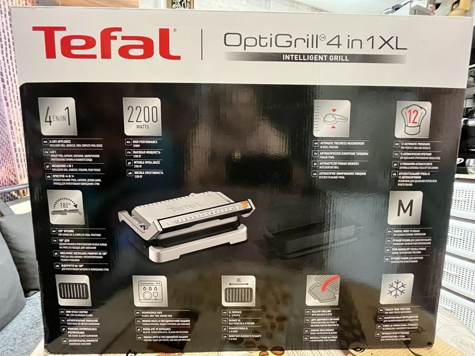 Гриль TEFAL OptiGrill XL GC784D30