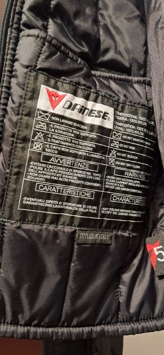 Dainese blusão motard tamanho 50