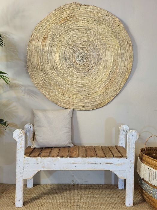 espelho decoração parede, tela, quadro, rattan, talha, rustico