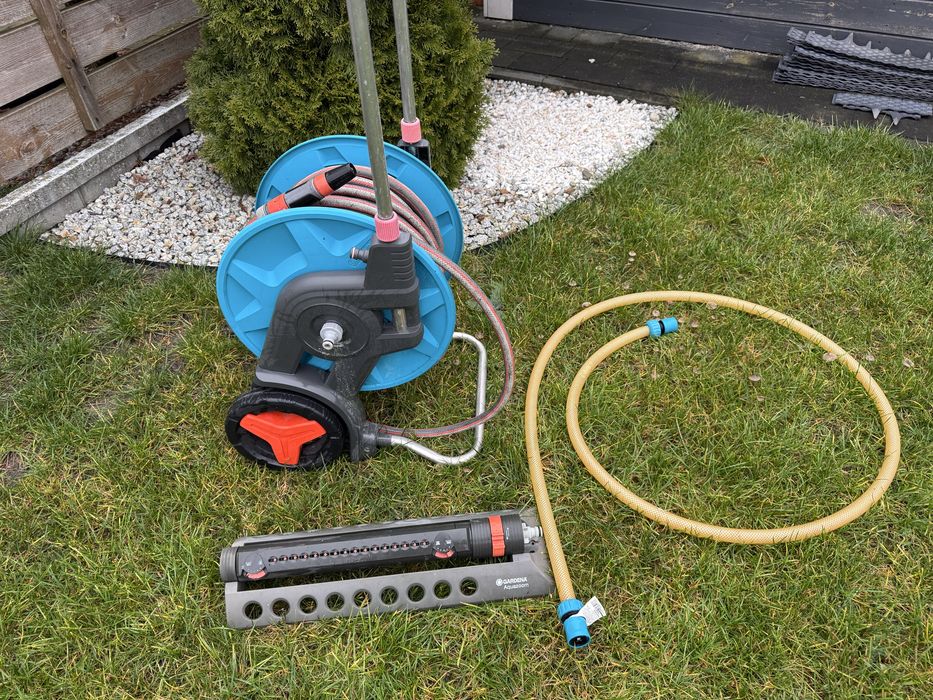 Wąż ogrodowy na zwijaku 30mb firmy Gardena