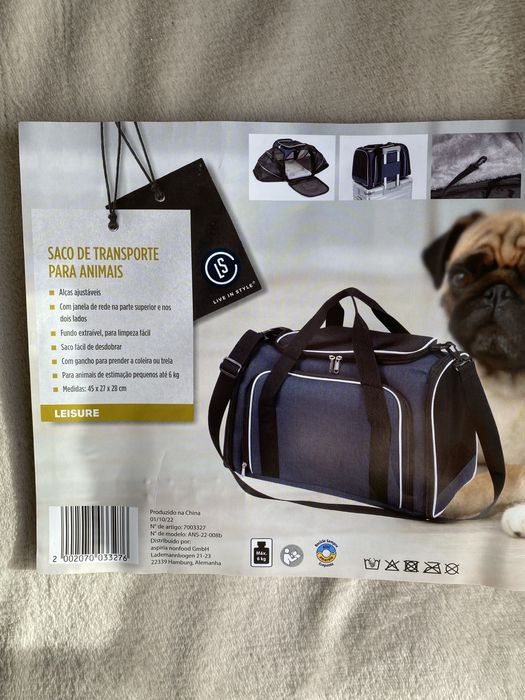Saco de transporte animal