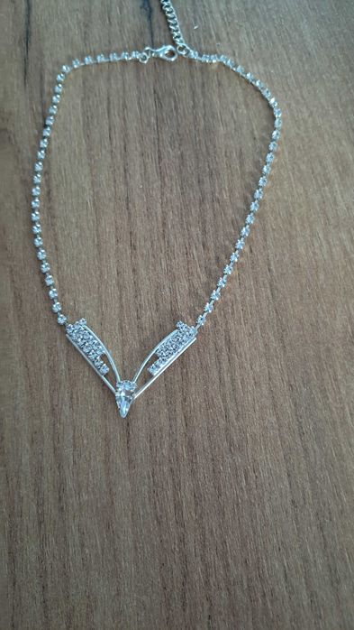 Naszyjnik do szpica brylancikowy