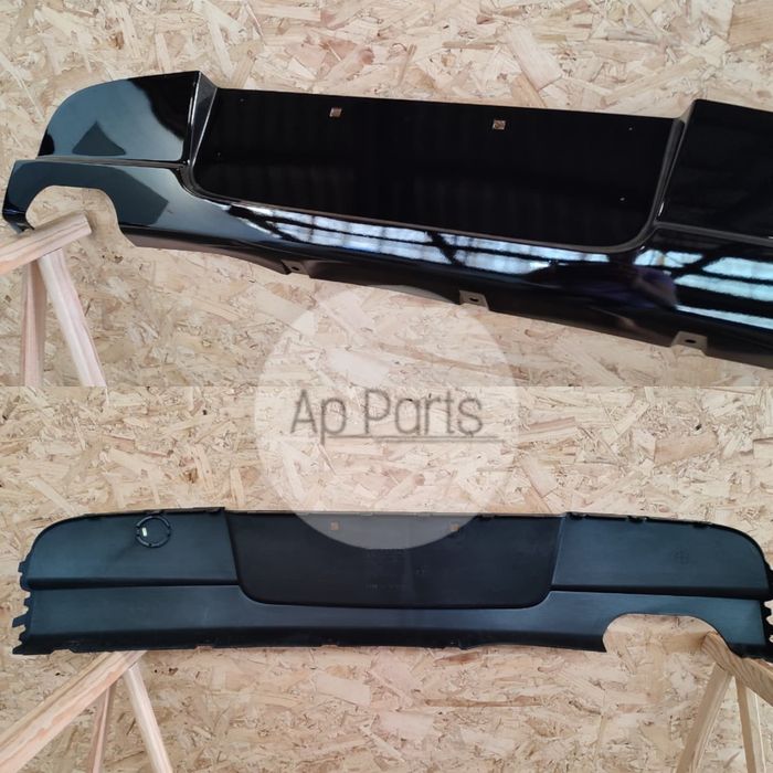 BMW E81 E87 Difusor PackM Preto brilhante
