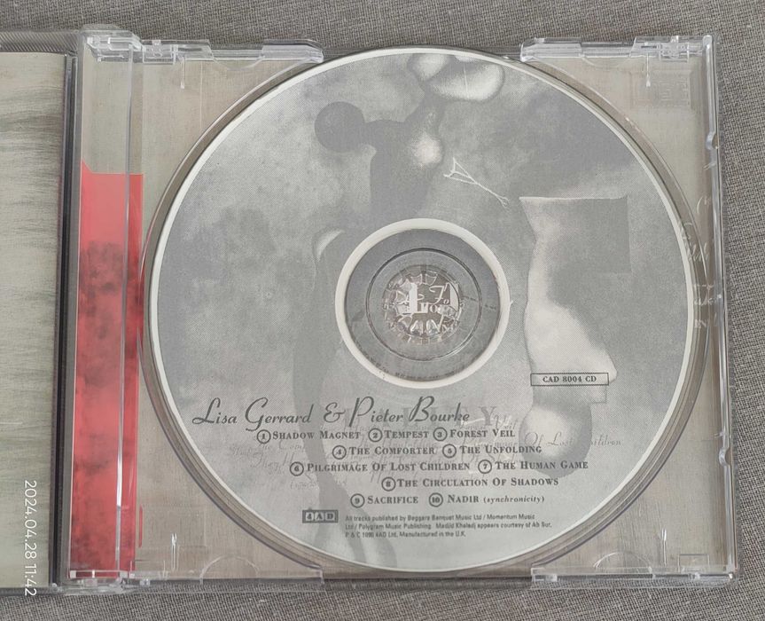 Cd Lisa Gerrard & Peter Bourke