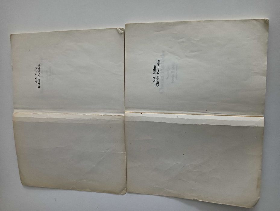 2 książki A.A. Milne – „Kubuś Puchatek” + „Chatka Puchatka”