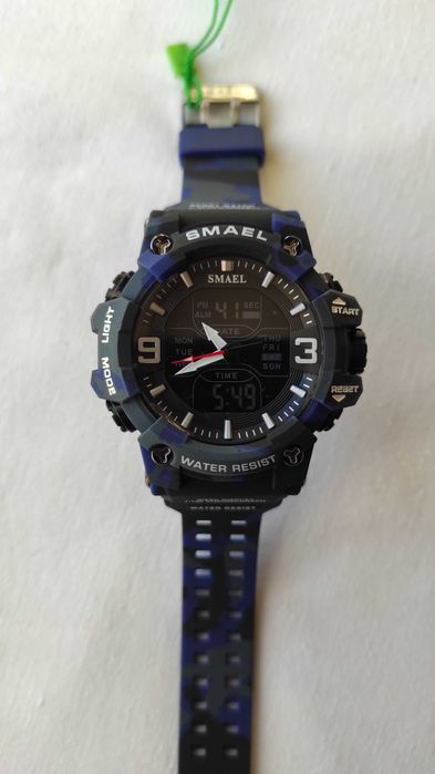 Годинник SMAEL наручний  
аналогово-цифровий водонепроникність до 50М