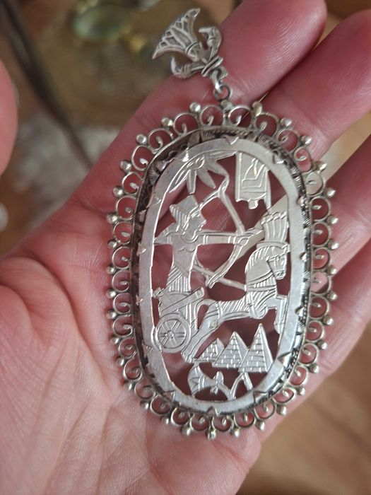 Bardzo duży wisiorek srebro pr.925 EgiptPochodzenie Egipt