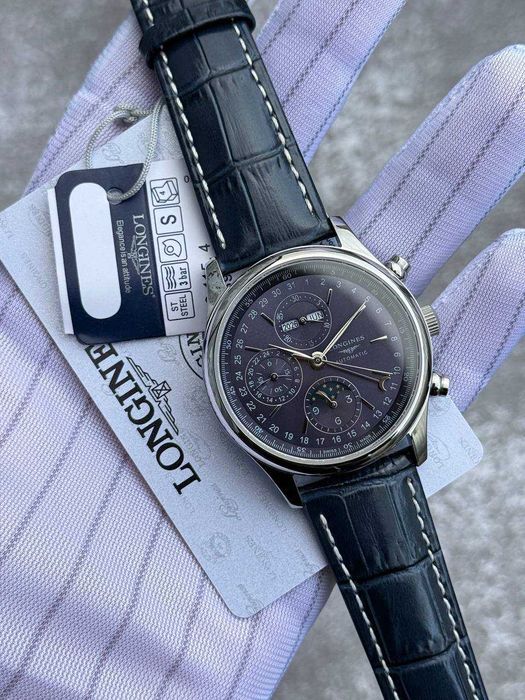 Швейцарські годинники Longines Master Collection Silver Blue