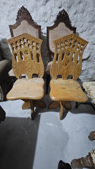 Mesa de Chá Vintage em Madeira Maciça