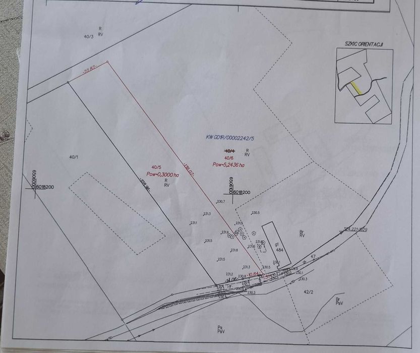 Duża działka rolno-leśna 4,9h Brodnica Górna - Widok 2