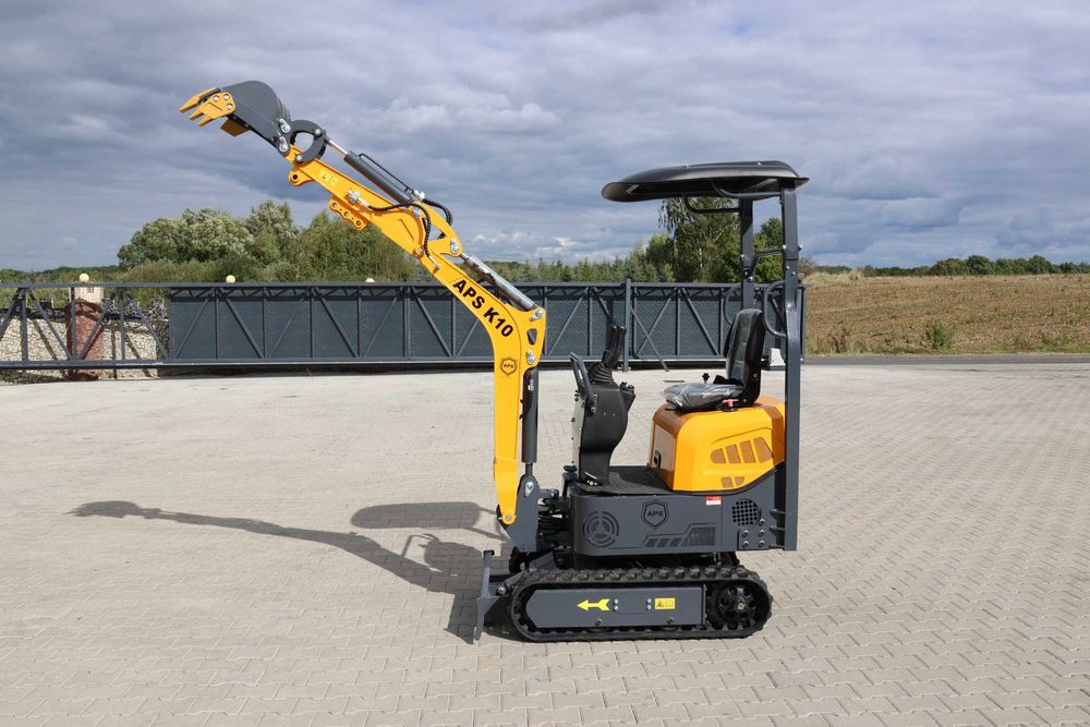 Minikoparka 1t APS K10 2025 mini koparka ramię skrętne NOWA