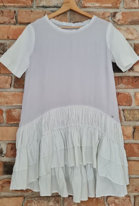 Bluzka tunika oversize baskina falbanka boho Lemonada bluzeczka sport