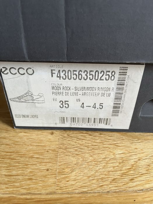 Sneakersy Ecco Moon Rock Pierre de lune silver