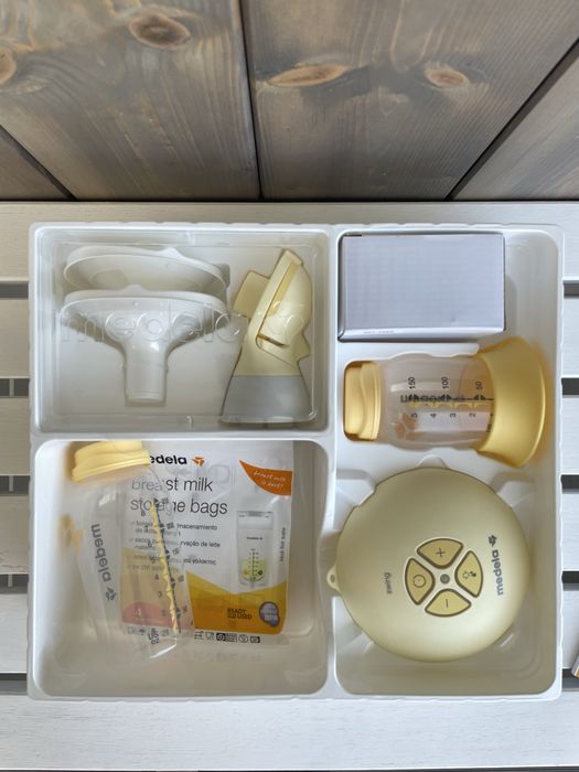 Bomba Medela Swing Flex™ Premium Ed. COMO NOVA + Tetina + 50Sacos NOVO