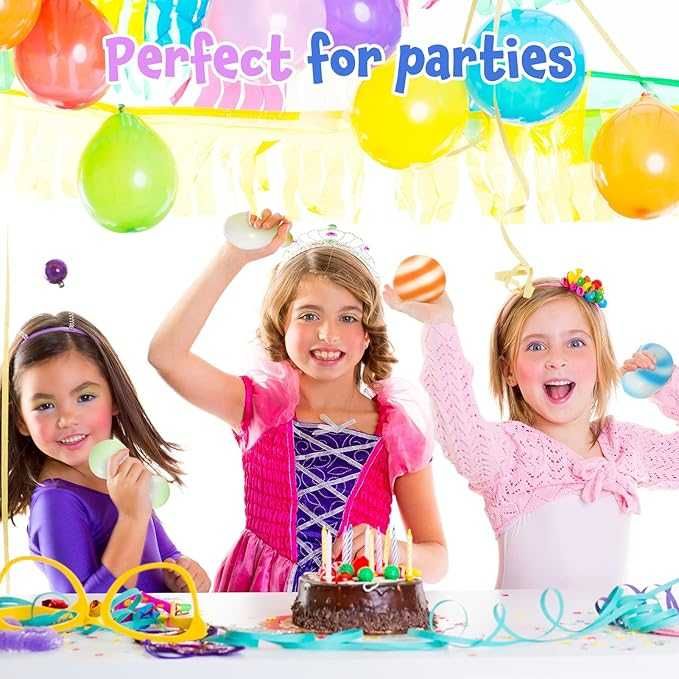 Силиконовый мячик антистресс диаметром 5.5 см ZaxiDeel - набор 4 шт.