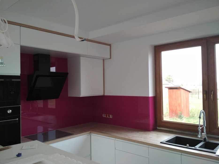 Panele szklane, lacobel, druk na szkle UV, wydruki