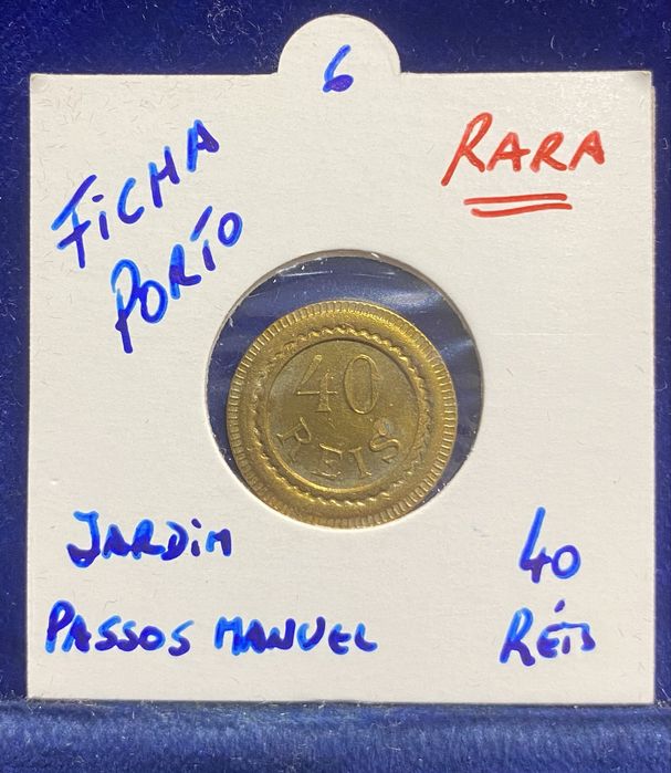 Ficha Porto 40 Reis