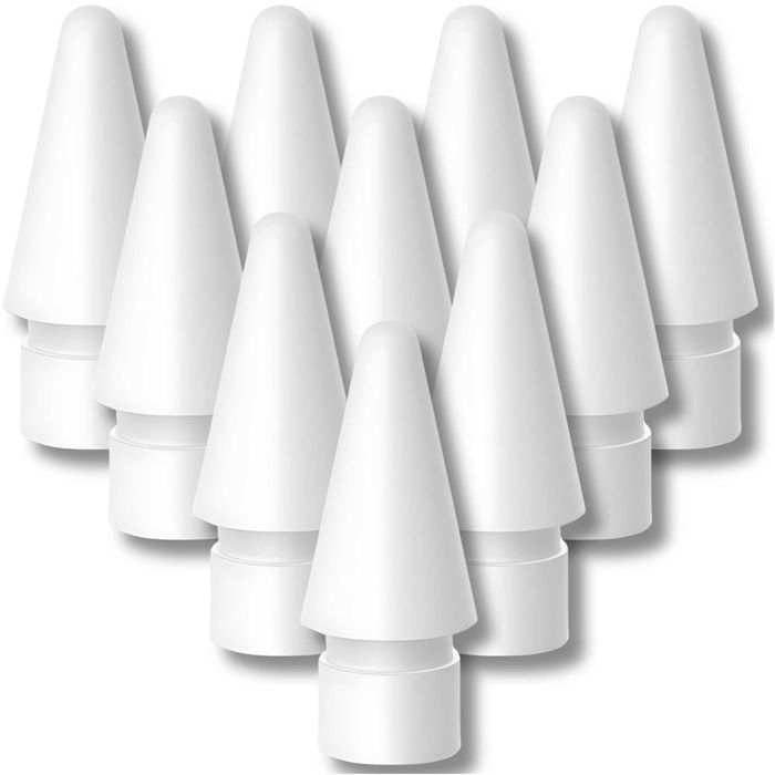10 x Końcówka Do Rysika Do Apple Pencil Pen Ipad Stylus 1/2 Gen.
