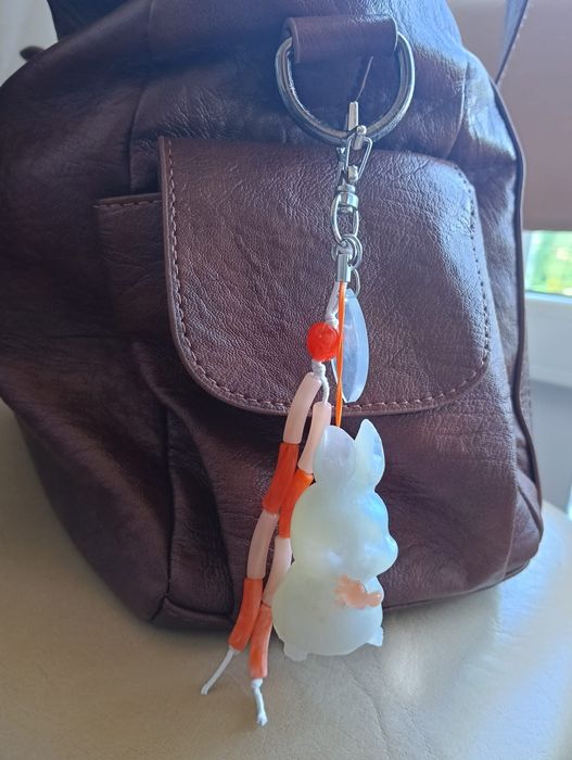 Bag charm artesanal coelhinha