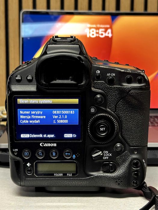 Canon 1DX Mark I + 2 karty pamięci + Ładowarka