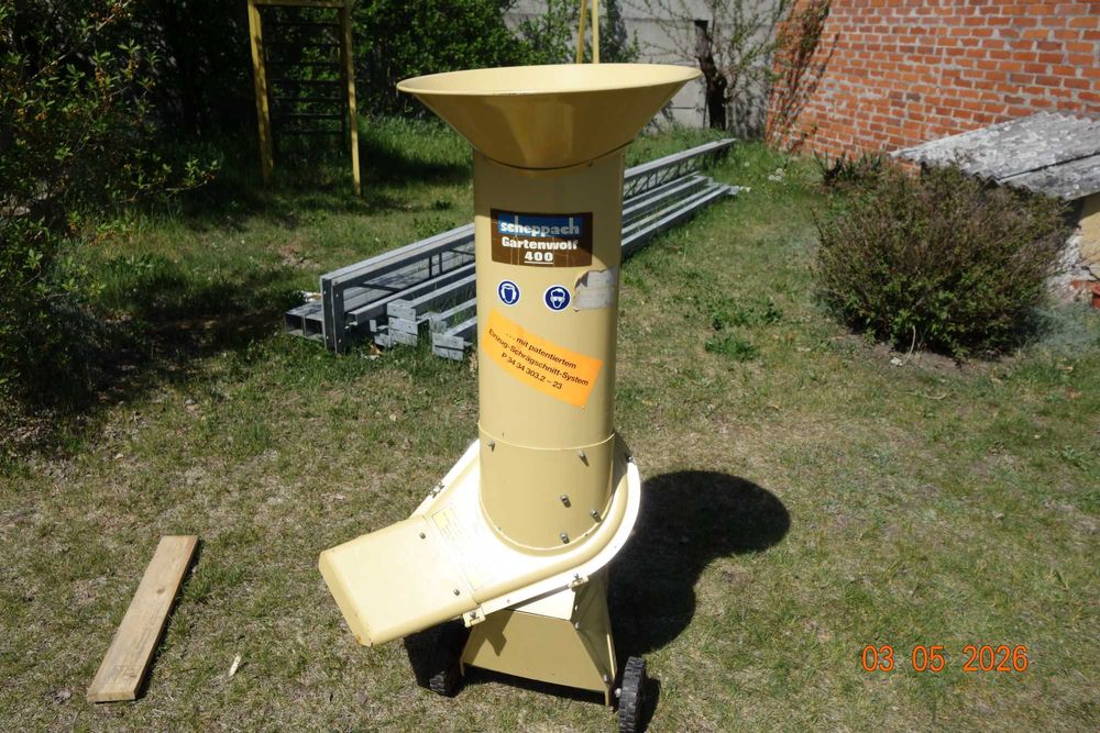 Rozdrabnacz do gałęzi Scheppach Gartenwolf GWS 400 (230V/2,2KW)