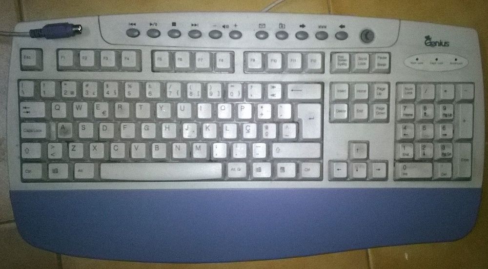 Teclado a funcionar bem