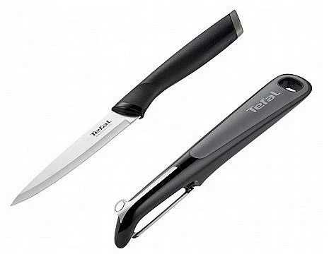 Zestaw 2 el. TEFAL Essential OBIERACZKA do Warzyw + NÓŻ KUCHENNY 12cm