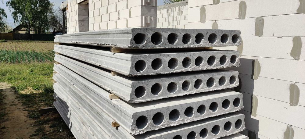 Панелі перекриття пустотні, Плиты перекрытия ПК / ПБ, Плити перекриття