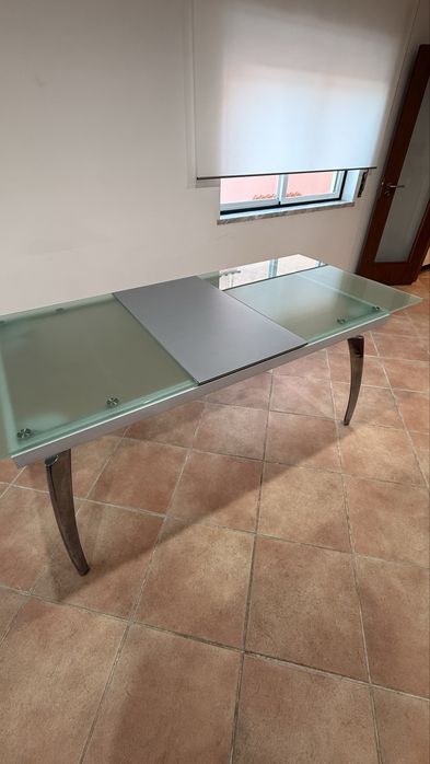 Mesa de Vidro extensivel