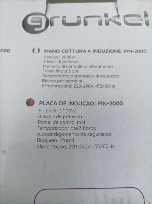 Fogão elétrico novo
