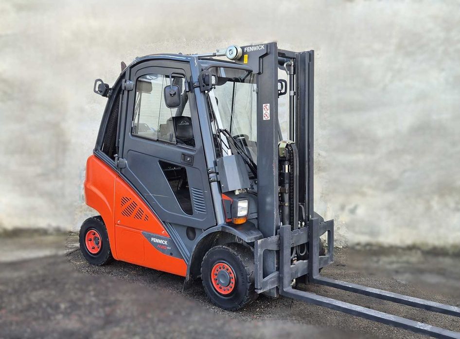 Linde H20-600 • wolny skok • KABINA • 4 sekcje • LEASING wózek H25