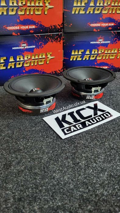 16см Оригінальні Kicx HeadShot M65/динаміки в авто/колонки/350Вт