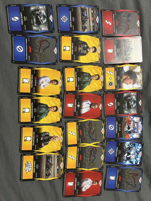 Cartas Uno Elite Formula 1 2025