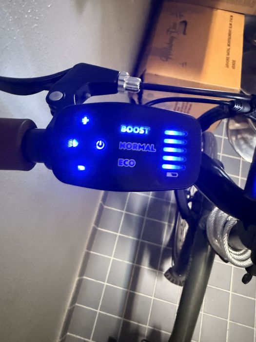 Bicicleta Elétrica Dobrável BTwin E FOLD 500 Verde