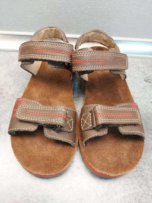 Sandały Clarks roz.32 skóra naturalna