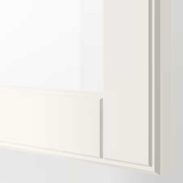 NOVA Porta de Vidro branca IKEA 804.696.54 OSTVIK para estante BESTA
