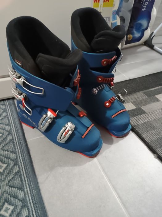 Komplet - Narty dzieciece Salomon L120, Buty Lange 25