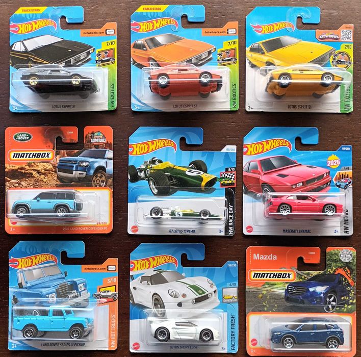 Hot Wheels Novos. Vários Mainline. Escala 1/64