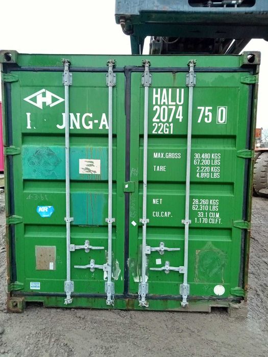 Kontener morski 20 DC CW używany, magazyn, garaż, sprawny i szczelny