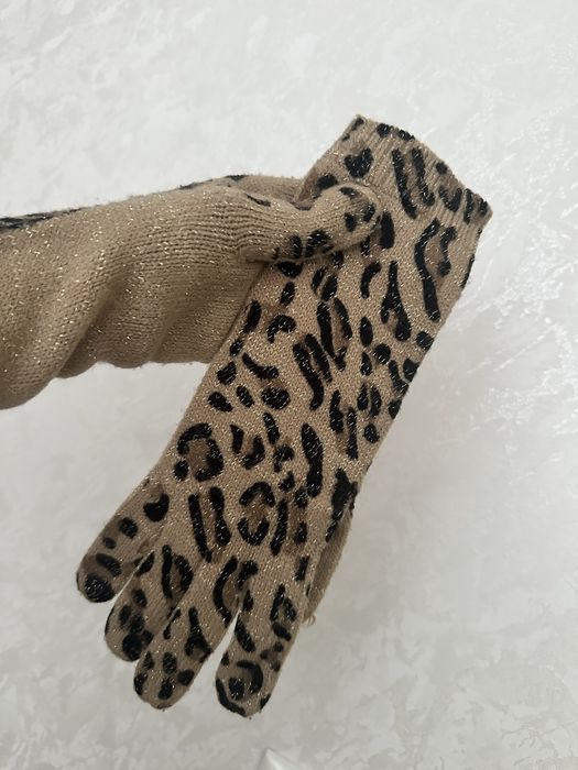 Довгі зимові рукавички