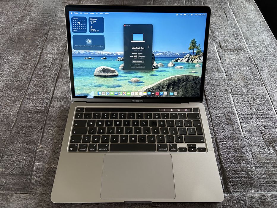 MacBook Pro M1, 13.3' 8GB RAM / 256GB - Space Gray, stan idealny, bateria 92%