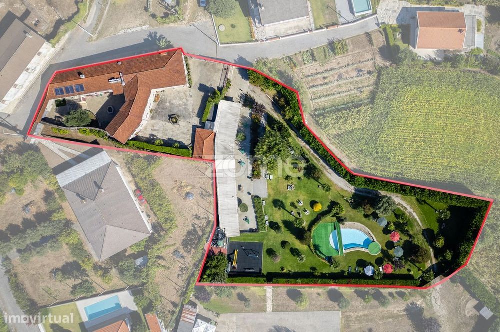 Terreno e Quinta de Eventos e Alojamento Rural na Póvoa de Lanhoso