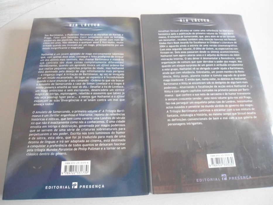 A Trilogia Bartimaeus (Livros 1 e 2) por Jonathan Stroud