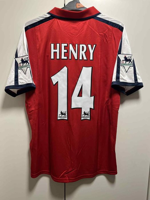 Koszulka Piłkarska Arsenal Londyn Thierry Henry 14 Retro